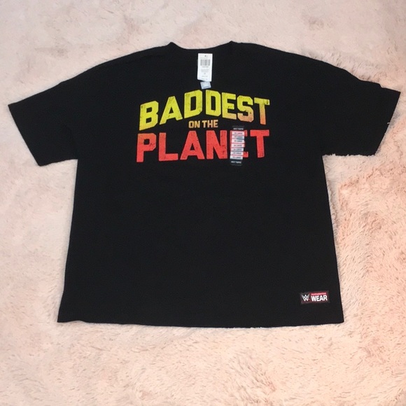 WWE Other - Ronda Rowdy Rousey ‘Baddest On The Planet’ WWE T-Shirt.